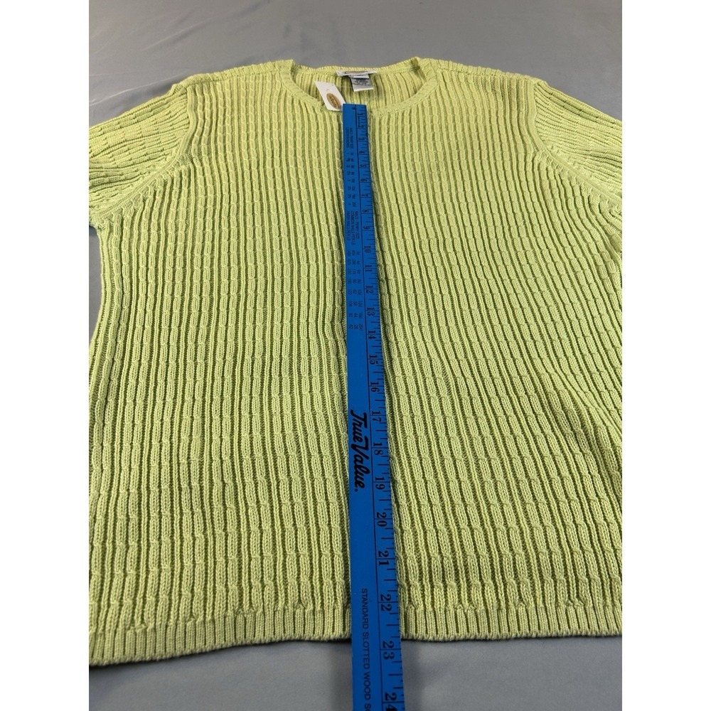 Womens XL Tops Lot Talbots Green Sweater Who What Wear Striped Sleeveless - Picture 5 of 16